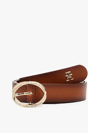 Tommy Hilfiger Chic Leder-Gürtel mit ovaler Schnalle