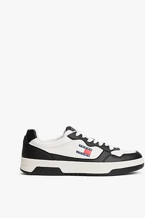 Tommy Hilfiger Cupsole-Sneaker aus geprägtem Leder