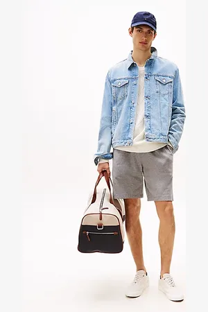 Tommy Hilfiger Sweat-Shorts mit aufgestickter Flag