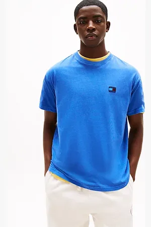 Tommy Hilfiger Relaxed Fit T-Shirt mit gewebtem Badge