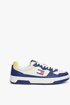 Tommy Hilfiger Cupsole-Sneaker aus geprägtem Leder