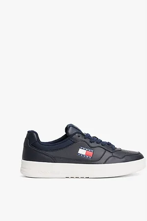 Tommy Hilfiger Cupsole-Sneaker aus geprägtem Leder
