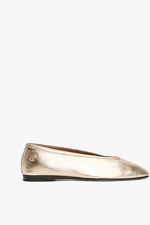 Tommy Hilfiger Ballerina aus Metallic-Leder