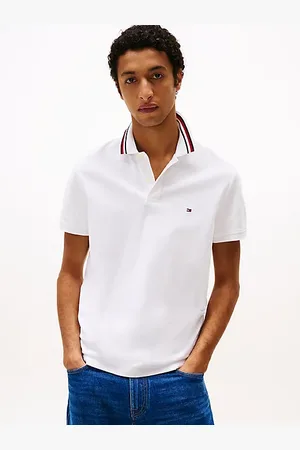 Tommy Hilfiger Regular Fit Poloshirt mit Branding am Kragen