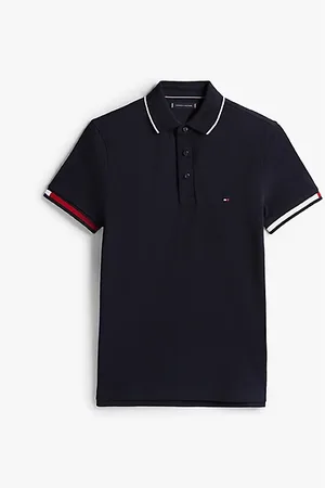 Tommy Hilfiger Adaptive Slim Fit Poloshirt mit Branding