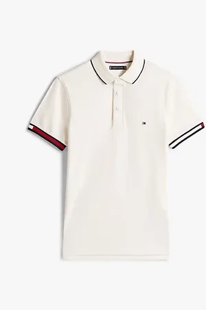 Tommy Hilfiger Adaptive Slim Fit Poloshirt mit Branding