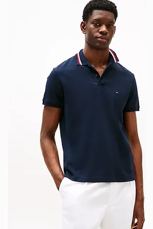 Tommy Hilfiger Regular Fit Poloshirt mit Branding am Kragen