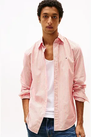 Tommy Hilfiger Regular Fit gestreiftes Popeline-Hemd