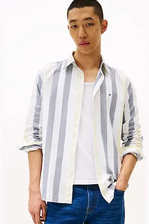 Tommy Hilfiger Gestreiftes Relaxed Fit Oxford-Hemd