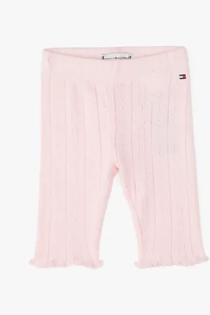 Tommy Hilfiger Slim Fit Leggings aus Pointelle-Strick