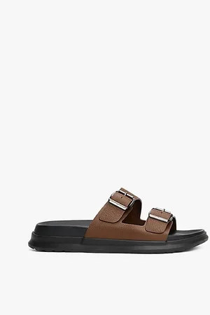 Tommy Hilfiger Ledersandale mit Schnallen