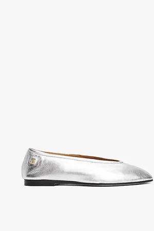 Tommy Hilfiger Ballerina aus Metallic-Leder