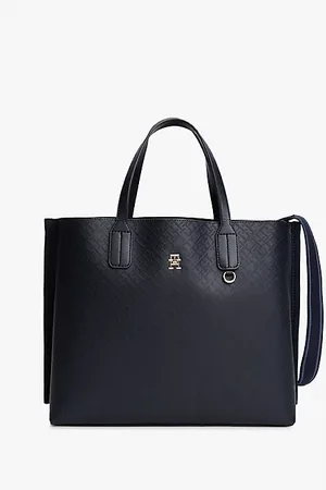 Tommy Hilfiger Crossbody-Satchel mit TH-Monogramm-Prägung
