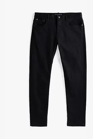 Tommy Hilfiger Harlem schwarze Relaxed Tapered Leg Jeans