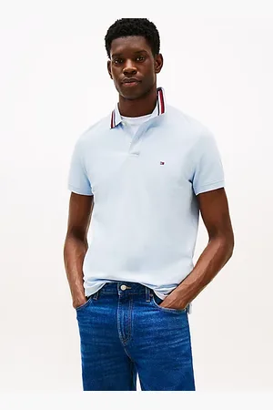 Tommy Hilfiger Regular Fit Poloshirt mit Branding am Kragen