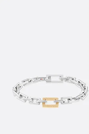 Tommy Hilfiger Zweifarbiges Infinity-Armband mit TH-Monogramm