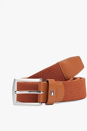Tommy Hilfiger Gürtel mit eckiger Schnalle und Struktur