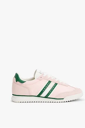 Tommy Hilfiger Runner-Ledersneaker mit rutschhemmender Sohle