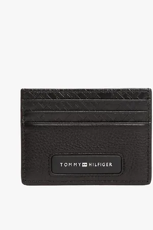 Tommy Hilfiger Kreditkartenetui aus Leder mit TH-Monogramm