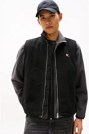 Tommy Hilfiger Canvas-Weste mit Reißverschluss