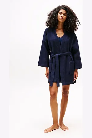 Tommy Hilfiger Lounge-Bademantel aus Waffelstrick