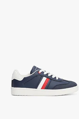 Tommy Hilfiger Sneaker mit Kontrast-Strukturen und Flag