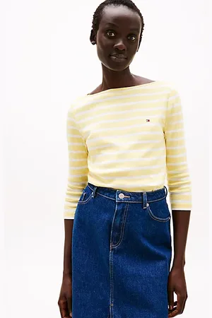 Tommy Hilfiger Slim Fit T-Shirt mit U-Boot-Ausschnitt