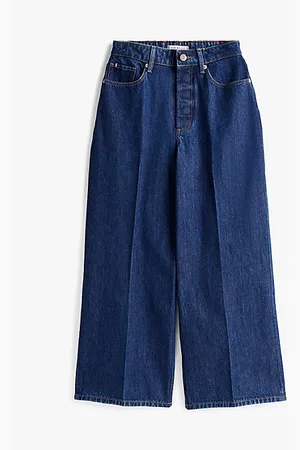 Tommy Hilfiger Adaptive knöchellange Jeans mit hohem Bund
