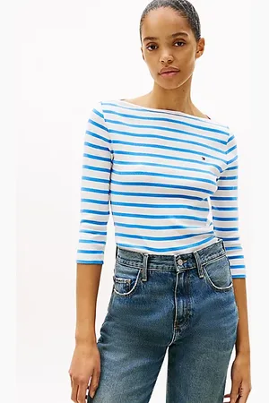 Tommy Hilfiger Slim Fit T-Shirt mit U-Boot-Ausschnitt