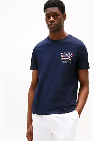 Tommy Hilfiger TH Baumwoll-T-Shirt mit Wappen