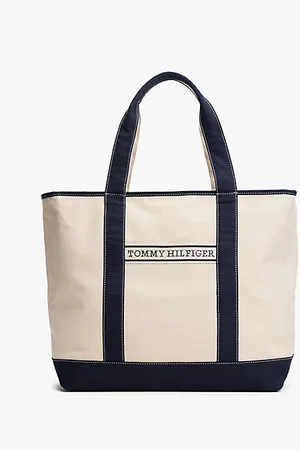 Tommy Hilfiger Strand-Shopper aus Canvas