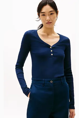Tommy Hilfiger Slim Fit Henley-Langarmshirt