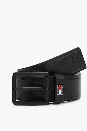 Tommy Hilfiger Leder-Gürtel mit quadratischer Schnalle