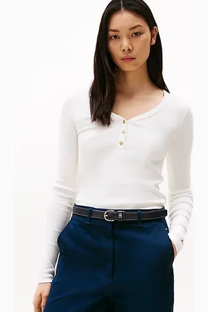 Tommy Hilfiger Slim Fit Henley-Langarmshirt