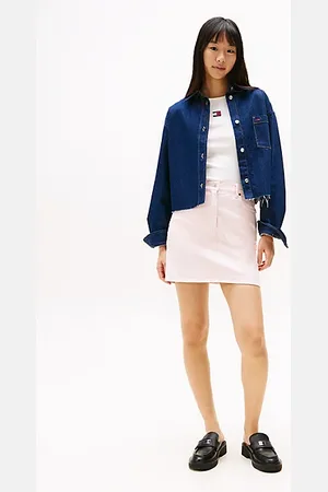 Tommy Hilfiger Mom Fit Rock mit Stückfärbung
