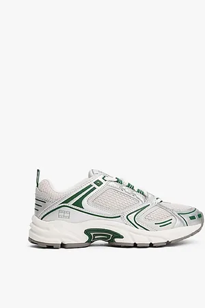 Tommy Hilfiger Archive Metallic-Sneaker mit Mesh-Einsätzen