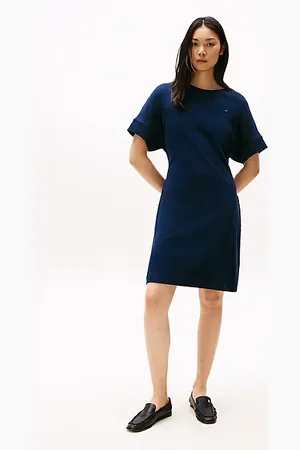 Tommy Hilfiger Kurzarm-Minikleid mit Taillengürtel