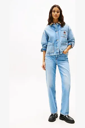 Tommy Hilfiger Layla Slim Straight Jeans mit hohem Bund