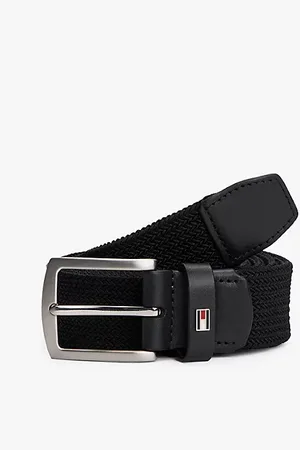 Tommy Hilfiger Gürtel mit eckiger Schnalle und Struktur