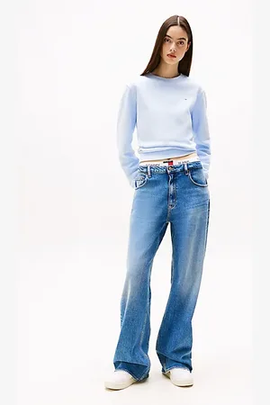 Tommy Hilfiger Mia Relaxed Straight Leg Jeans mit mittelhohem Bund