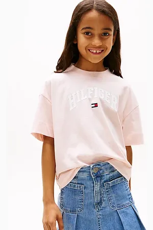 Tommy Hilfiger Varsity T-Shirt mit Logo im Melange-Look