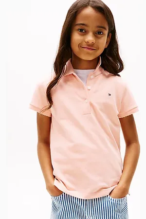Tommy Hilfiger Poloshirt mit Bogenkantensaum