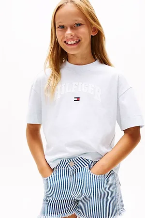 Tommy Hilfiger Varsity T-Shirt mit Logo im Melange-Look