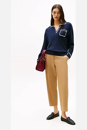 Tommy Hilfiger Knöchellange Slim Straight Fit Chinos