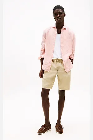 Tommy Hilfiger Harlem Relaxed Fit Shorts aus Leinenmix
