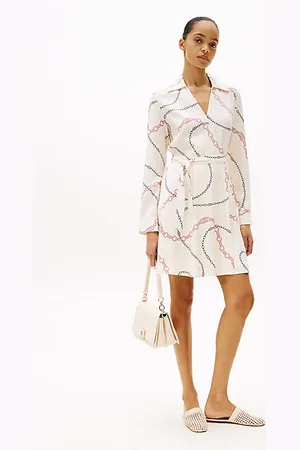 Tommy Hilfiger Mini-Wickelkleid mit Print