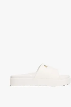 Tommy Hilfiger Plateau-Badeschuh mit TH-Monogramm-Prägung