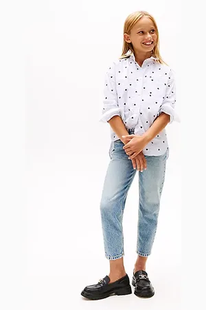Tommy Hilfiger Tapered Leg Jeans mit hohem Bund