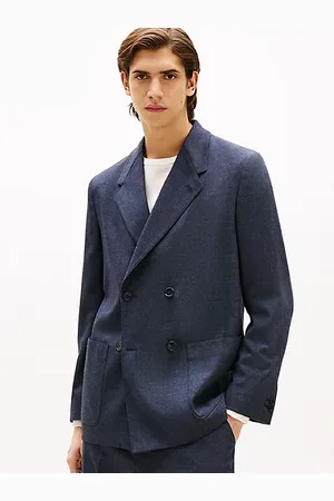 Tommy Hilfiger Sakko mit Denim aus Wollmix