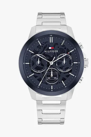Tommy Hilfiger Uhr mit Skelett-Zifferblatt und Totalisatoren